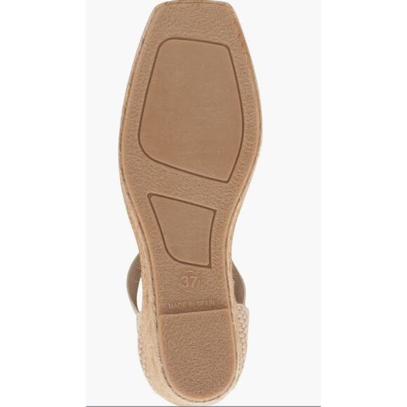 NEW Andre Assous Pedra Espadrille Wedge Gold Size 9 - Picture 5 of 6